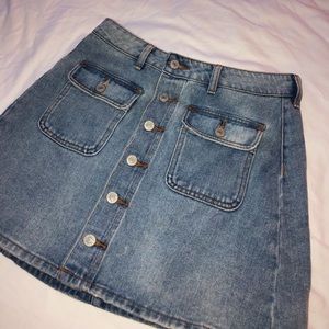 Blue Jean PacSun skirt